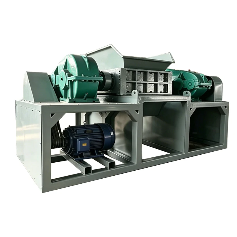 Machine de déchiquetage de pneus de déchets industriels